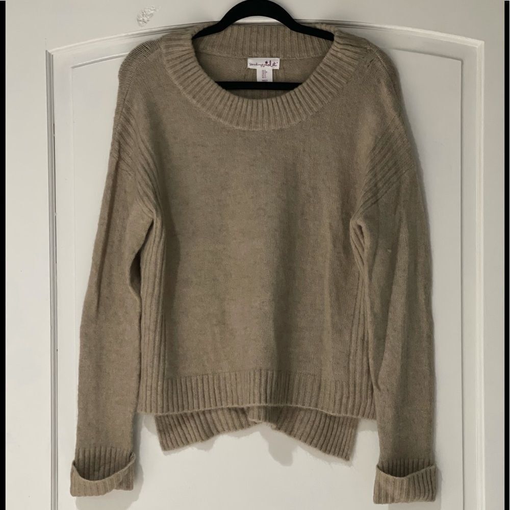 Shrinking violet sweater by Anthropology with small blemish